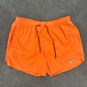 Men’s Nike Running Vibrant Orange Athletic Shorts